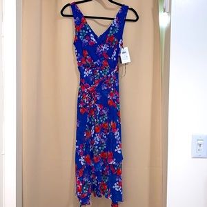 NWT DKNY Floral Midi Dress